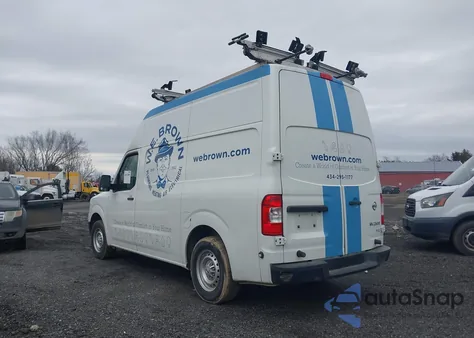 2017 Nissan Nv Cargo Nv2500 Hd S V6 z USA, uszkodzony, nr VIN 1N6BF0LY3HN804328